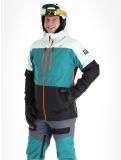 Miniatuur Rehall, Cropp-R ski-jas heren Teal green blauw, wit, zwart 