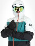 Miniatuur Rehall, Cropp-R ski-jas heren Teal green blauw, wit, zwart 