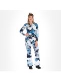 Miniatuur Rehall, Keely-R skibroek dames graphic Blauw/Wit