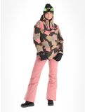 Miniatuur Rehall, Loiza-R winter anorak dames Camo Rose roze 