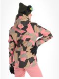 Miniatuur Rehall, Loiza-R winter anorak dames Camo Rose roze 