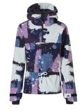 Miniatuur Rehall, Loiza-R-Jr. winter anorak kinderen Camo Abstract Lavender multicolor, paars 