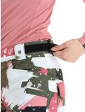 Miniatuur Rehall, Nori-R skibroek dames Camo Abstract Rose multicolor, roze 