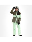 Miniatuur Rehall, Ricky-R ski-jas dames olive groen 