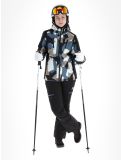 Miniatuur Rehall, Sebbi-R ski-jas dames Camo White wit 