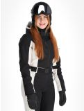 Miniatuur Rehall, Teddie-R ski overall dames Moonbeam beige, zwart 