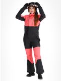 Miniatuur Rehall, Tyger-R ski overall dames Calypso Coral roze, zwart 