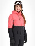 Miniatuur Rehall, Tyger-R ski overall dames Calypso Coral roze, zwart 