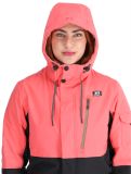 Miniatuur Rehall, Tyger-R ski overall dames Calypso Coral roze, zwart 