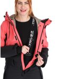 Miniatuur Rehall, Tyger-R ski overall dames Calypso Coral roze, zwart 