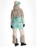 Miniatuur Rehall, Tyger-R ski overall dames Feldspar beige, groen 