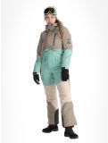 Miniatuur Rehall, Tyger-R ski overall dames Feldspar beige, groen 