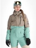 Miniatuur Rehall, Tyger-R ski overall dames Feldspar beige, groen 