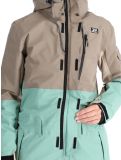 Miniatuur Rehall, Tyger-R ski overall dames Feldspar beige, groen 