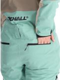 Miniatuur Rehall, Tyger-R ski overall dames Feldspar beige, groen 