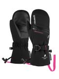 Miniatuur Reusch, Lando R-TEX® XT skiwanten kinderen Black / Pink Glo roze, zwart 