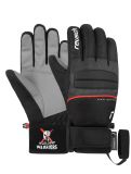 Miniatuur Reusch, Reusch Warrior R-TEX® XT skihandschoenen kinderen Black / White / Fluo Red rood, wit, zwart 