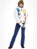 Miniatuur Rossignol, JC De Castelbajac Space Bomber ski-jas dames White wit 