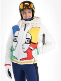 Miniatuur Rossignol, JC De Castelbajac Space Bomber ski-jas dames White wit 