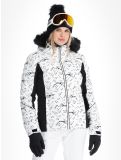 Miniatuur Rossignol, W Staci Print Puffy ski-jas dames White wit 