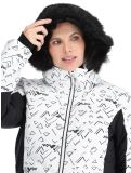 Miniatuur Rossignol, W Staci Print Puffy ski-jas dames White wit 