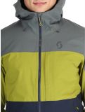 Miniatuur Scott, Jacket M's Ultimate Dryo 10 ski-jas heren Shadow Grey / Meadow Green grijs, groen 