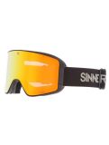 Miniatuur Sinner, Aura skibril extra lens unisex Matt Black zwart 