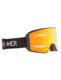 Miniatuur Sinner, Aura skibril extra lens unisex Matt Black zwart 