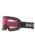 Miniatuur Sinner, Aura skibril extra lens unisex Matt Black zwart 