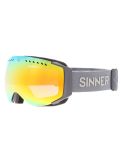 Miniatuur Sinner, Emerald skibril unisex Matt Dark Grey grijs 