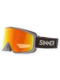 Miniatuur Sinner, Sin Valley skibril unisex Matt Dark Grey grijs 