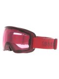 Miniatuur Sinner, Snowflake skibril extra lens unisex Matt Burgundy rood 