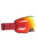 Miniatuur Sinner, Snowflake skibril extra lens unisex Matt Burgundy rood 