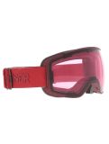 Miniatuur Sinner, Snowflake skibril extra lens unisex Matt Burgundy rood 