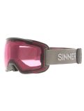 Miniatuur Sinner, Snowflake skibril extra lens unisex Matt Moss groen 