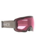 Miniatuur Sinner, Snowflake skibril extra lens unisex Matt Moss groen 