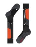 Miniatuur Falke, SK2 Intermediate skisokken heren Black zwart 