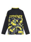 Miniatuur Spyder, Camo 1/2 Zip skipully kinderen Acid Yellow geel 