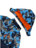 Miniatuur Spyder, Impulse Synthetic Down ski-jas kinderen Camouflage Aether Blue blauw 