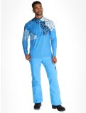 Miniatuur Spyder, Legacy 1/2 Zip skipully heren Aether Blue blauw 