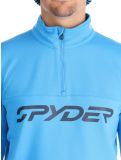 Miniatuur Spyder, Speed Fleece 1/2 Zip skipully heren Aether Blue blauw 