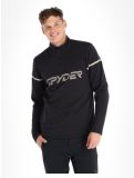 Miniatuur Spyder, Speed Fleece 1/2 Zip skipully heren Black zwart 