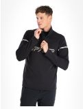 Miniatuur Spyder, Speed Fleece 1/2 Zip skipully heren Black zwart 