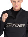 Miniatuur Spyder, Speed Fleece 1/2 Zip skipully heren Black zwart 