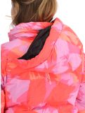 Miniatuur Superdry, Hooded Ski Boxy Puffer ski-jas dames Brush Camo Coral roze 