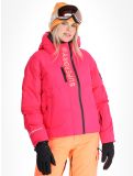 Miniatuur Superdry, Hooded Ski Boxy Puffer ski-jas dames Hyper Fire Pink roze 