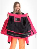 Miniatuur Superdry, Hooded Ski Boxy Puffer ski-jas dames Hyper Fire Pink roze 