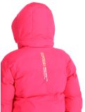 Miniatuur Superdry, Hooded Ski Boxy Puffer ski-jas dames Hyper Fire Pink roze 