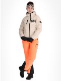 Miniatuur Superdry, Hooded Ski Boxy Puffer ski-jas dames Off Grey grijs 