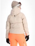 Miniatuur Superdry, Hooded Ski Boxy Puffer ski-jas dames Off Grey grijs 